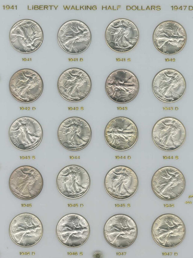10 Of The Walking Liberty Half Dollars Values Damia Global Services