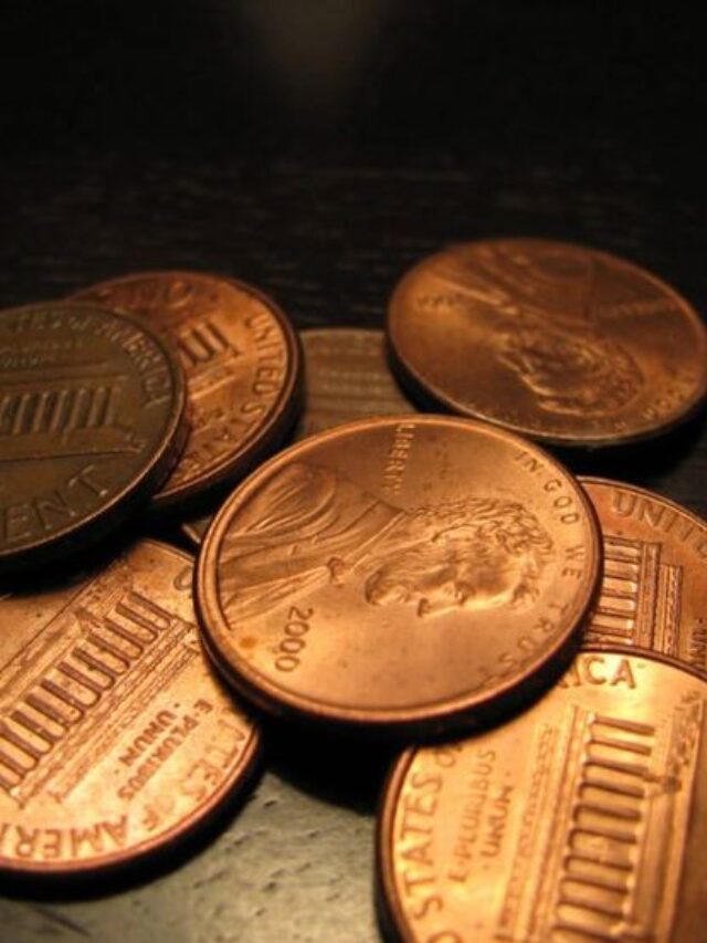 10 Lincoln Memorial Pennies with Value