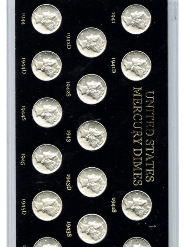 10 of the Mercury Head Dime Coins