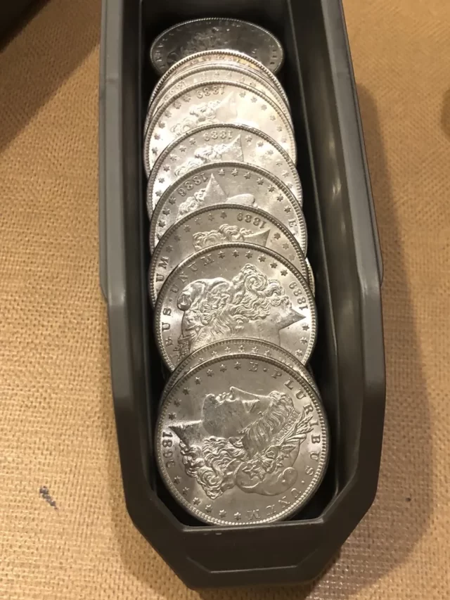 11 of the Morgan Silver Dollars Coins