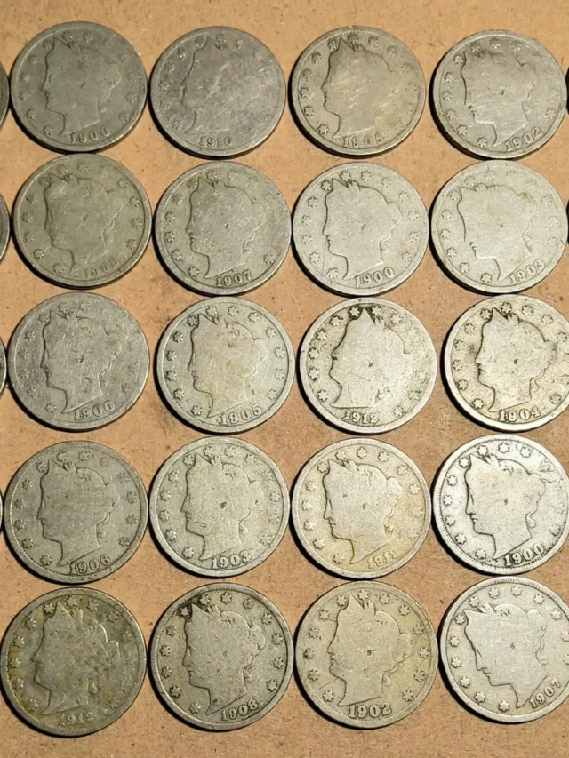 11 of the Liberty Head V-Nickels