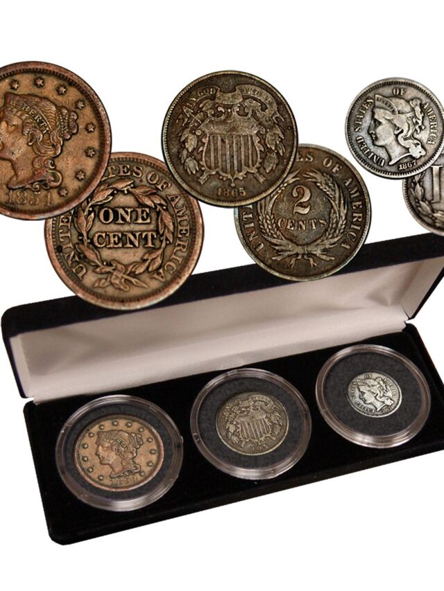 10 Types of Nickel Three Cent Coins in this Denomination